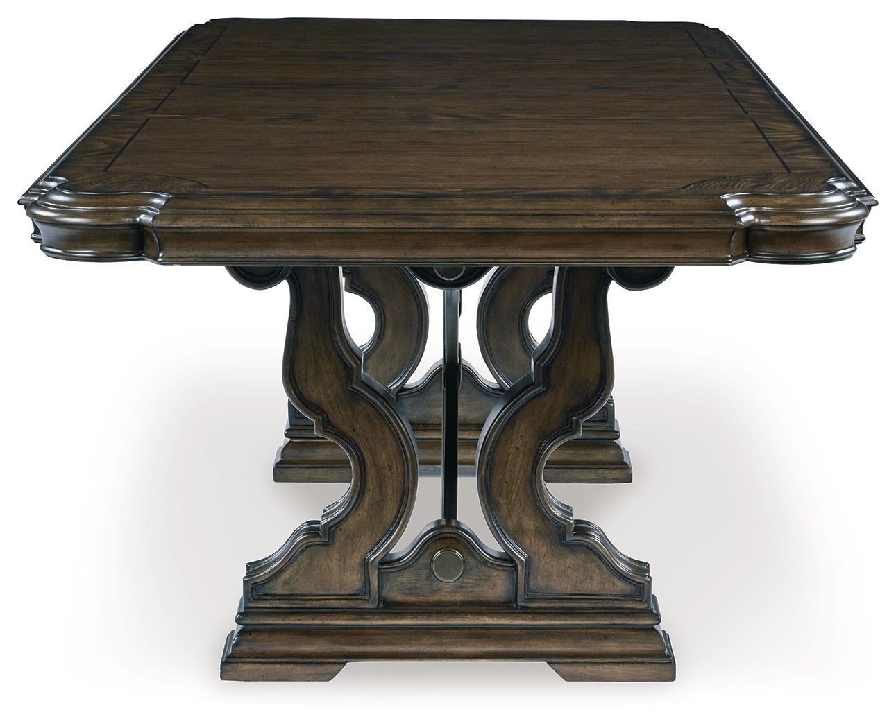 Signature Design by Ashley® Maylee - Dark Brown - Dining Extension Table | Meri Furniture