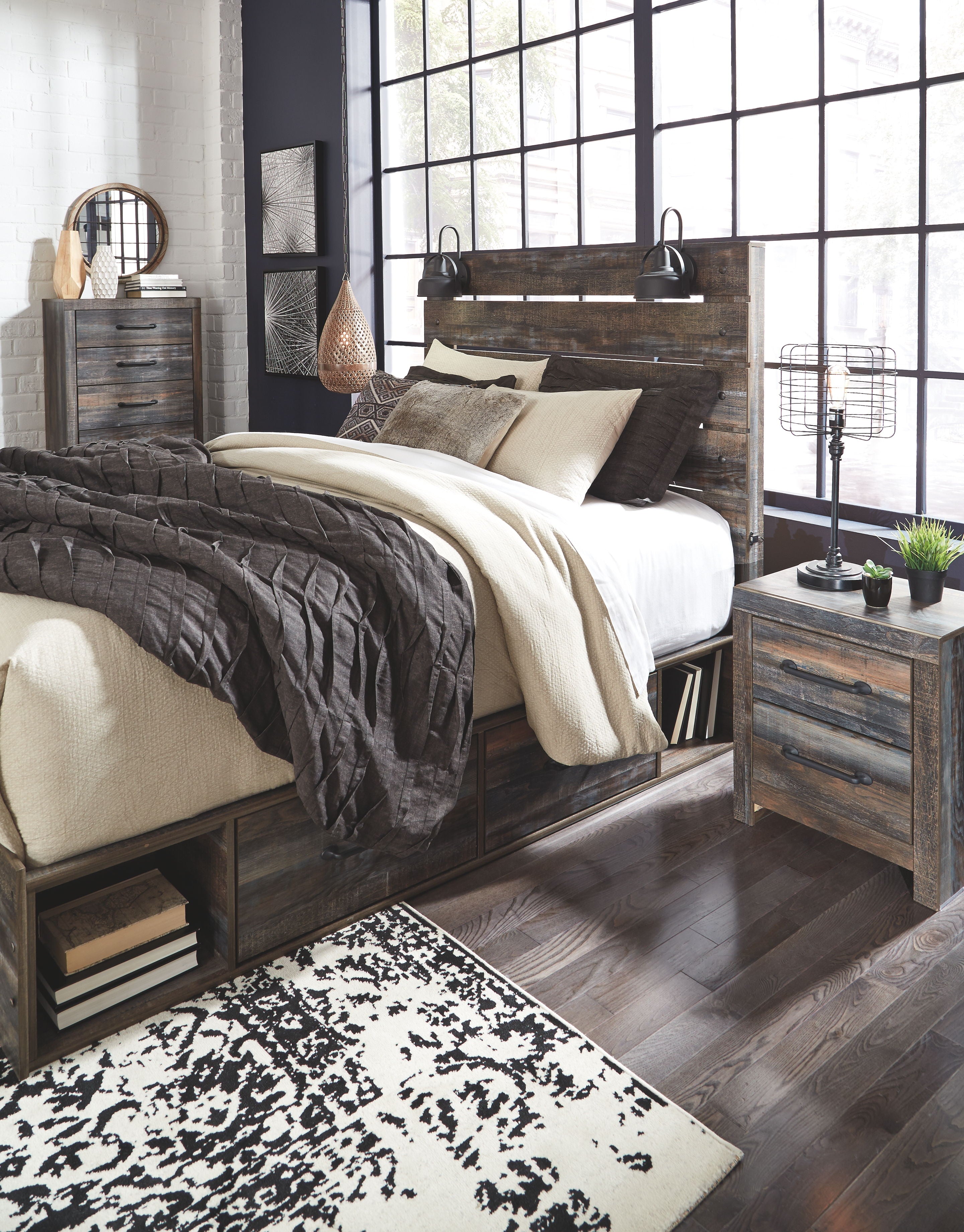 Signature Design by Ashley® Drystan - Panel Bed | Meri Furniture