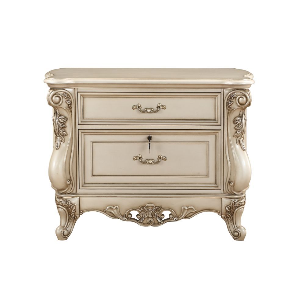 ACME Gorsedd - File Cabinet - Antique White | Meri Furniture