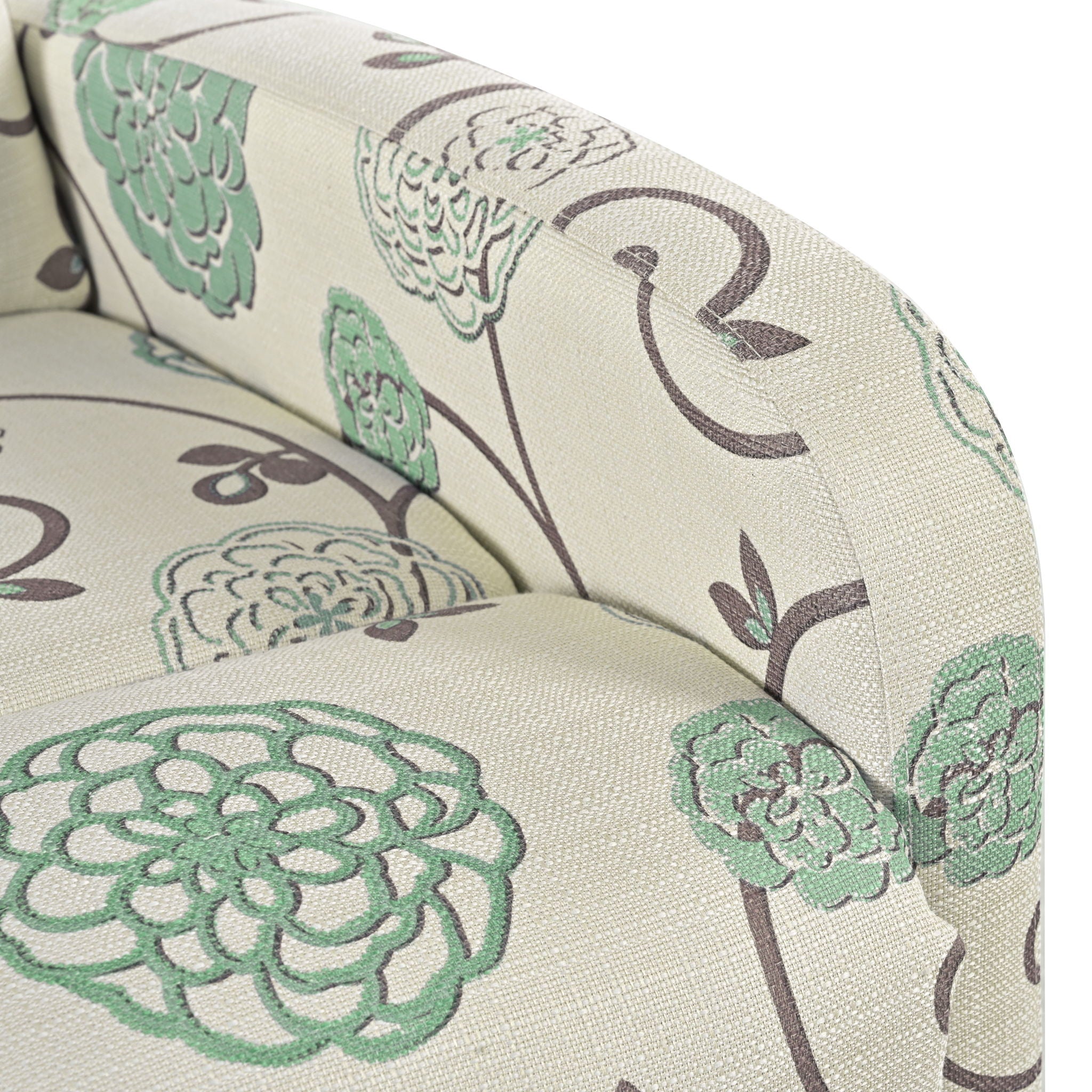 Modern Manual Recliner, Home Theater Chair With Adjustable Backrest For Living Room - Beige / Blue