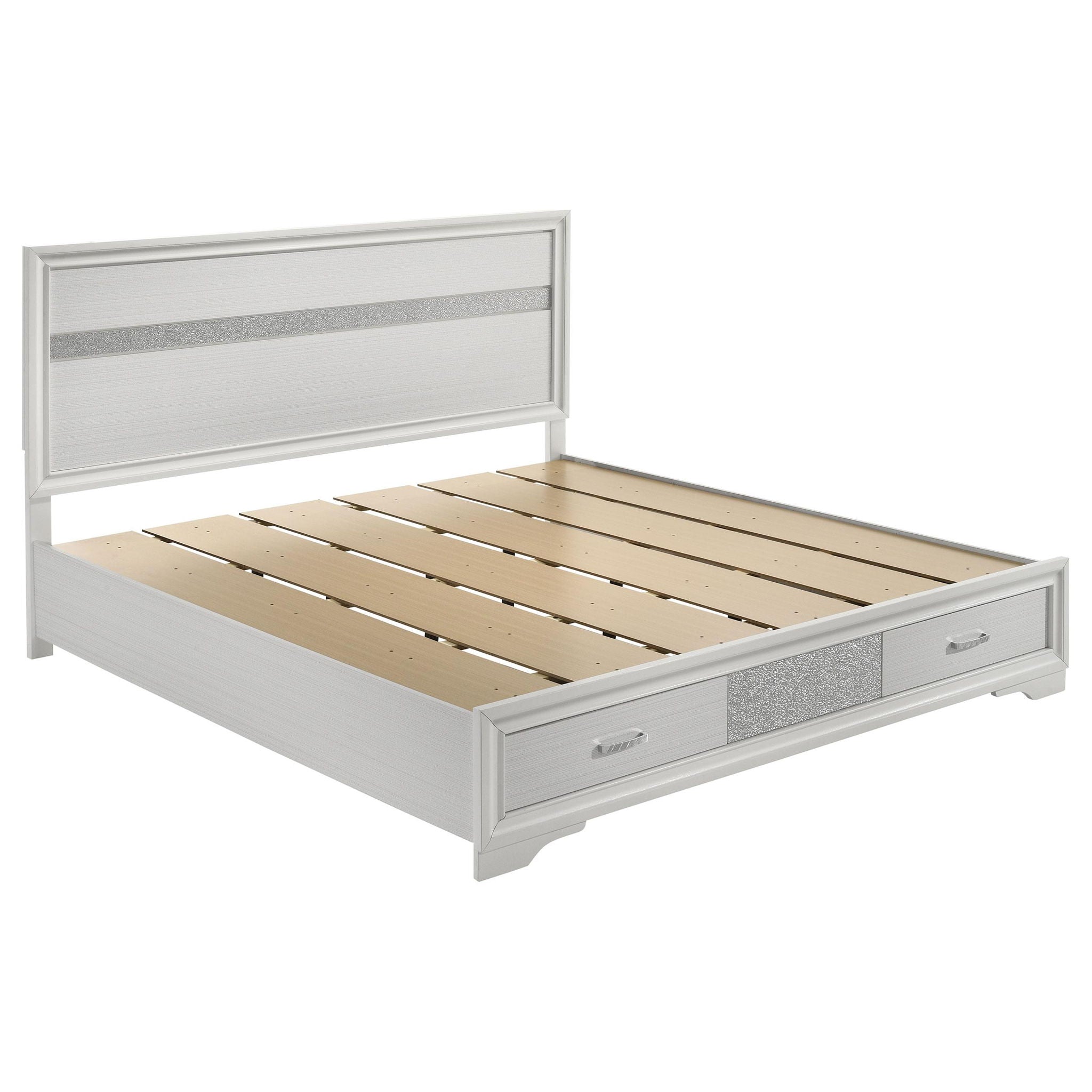 Miranda 4-piece Eastern King Bedroom Set White