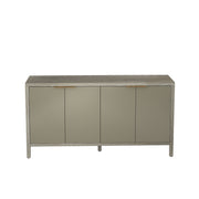 Buffet Cabinet With 4 Doors, Storage Sideboard For Living Room, Dining Room - Champagne