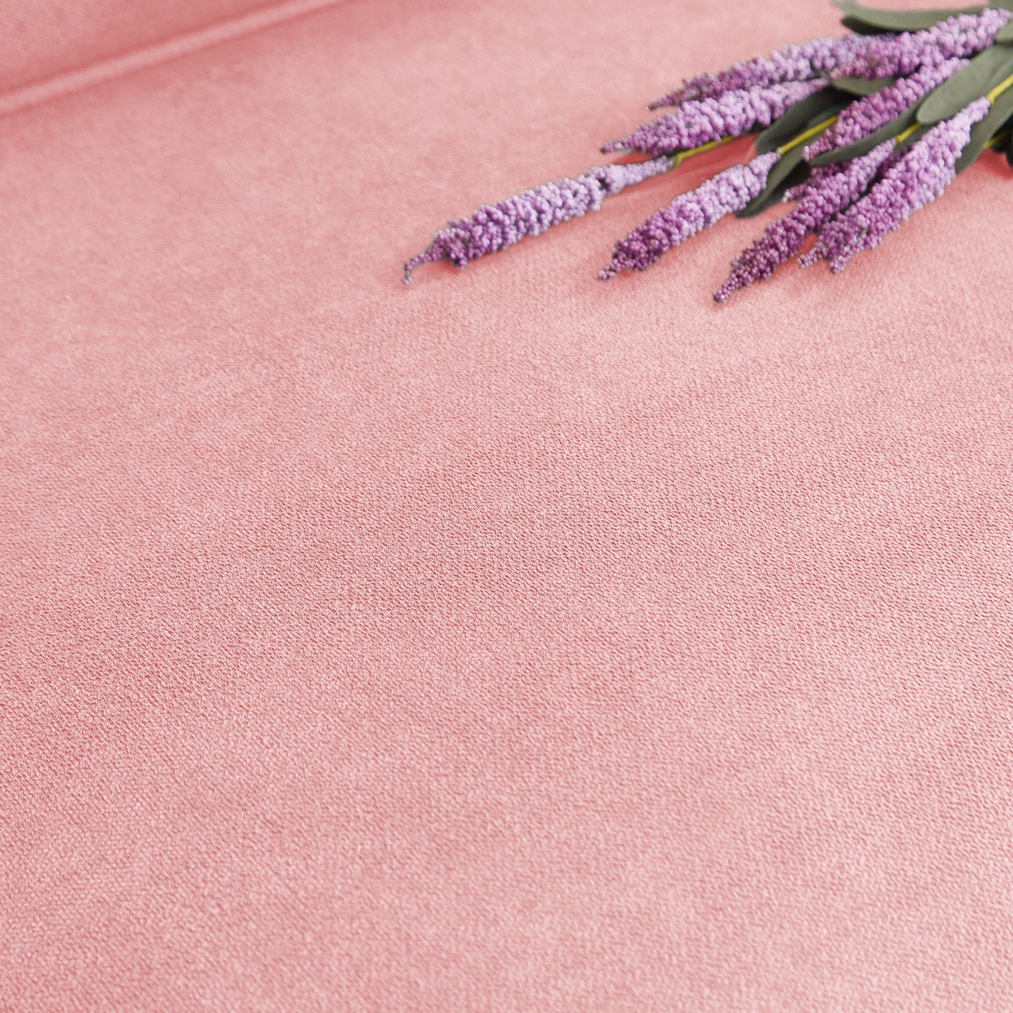 Modern Snowfleece Fabric 3 Seater Sofa With Cup Holder