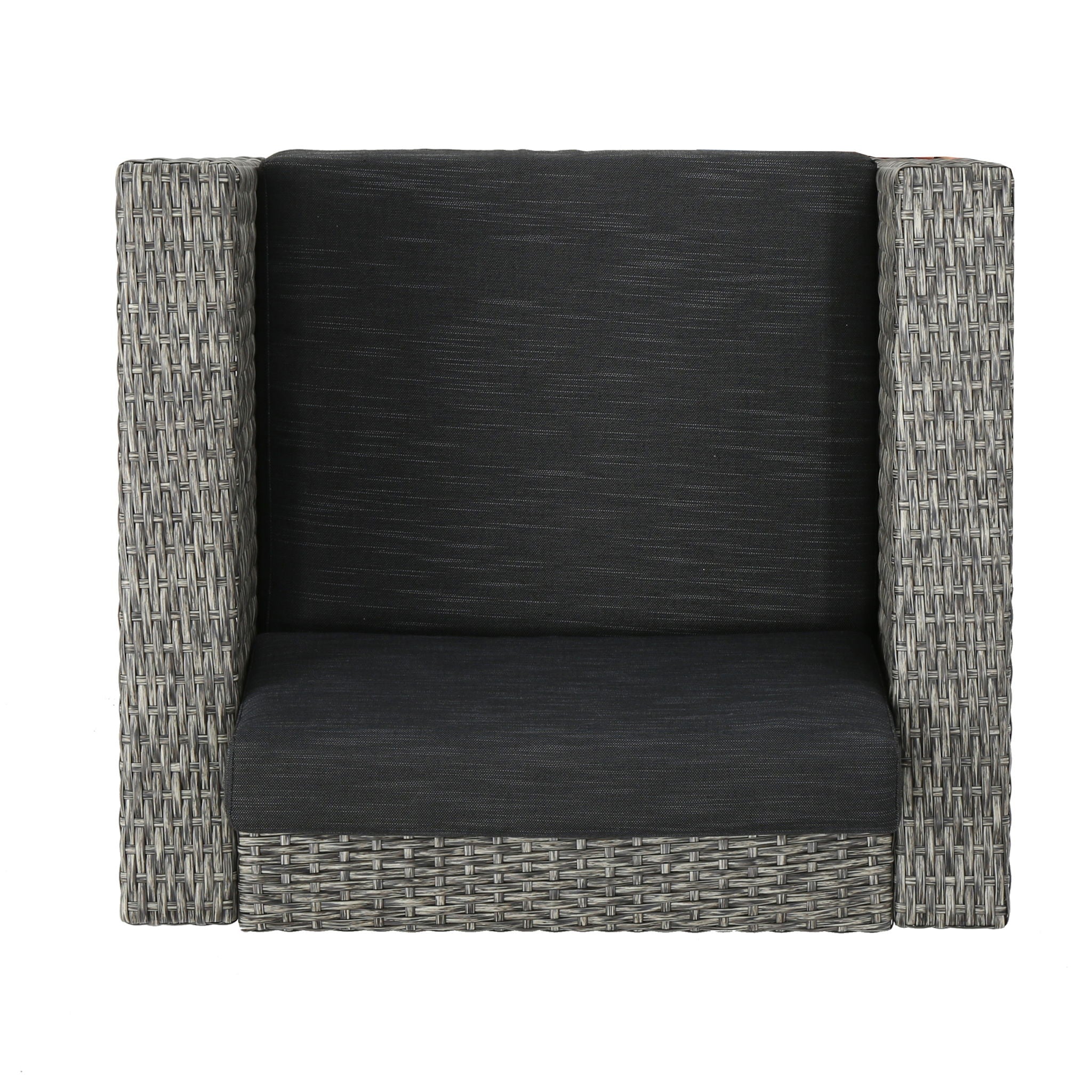 Stylish Outdoor Club Chair With Weather Resistant Cushions