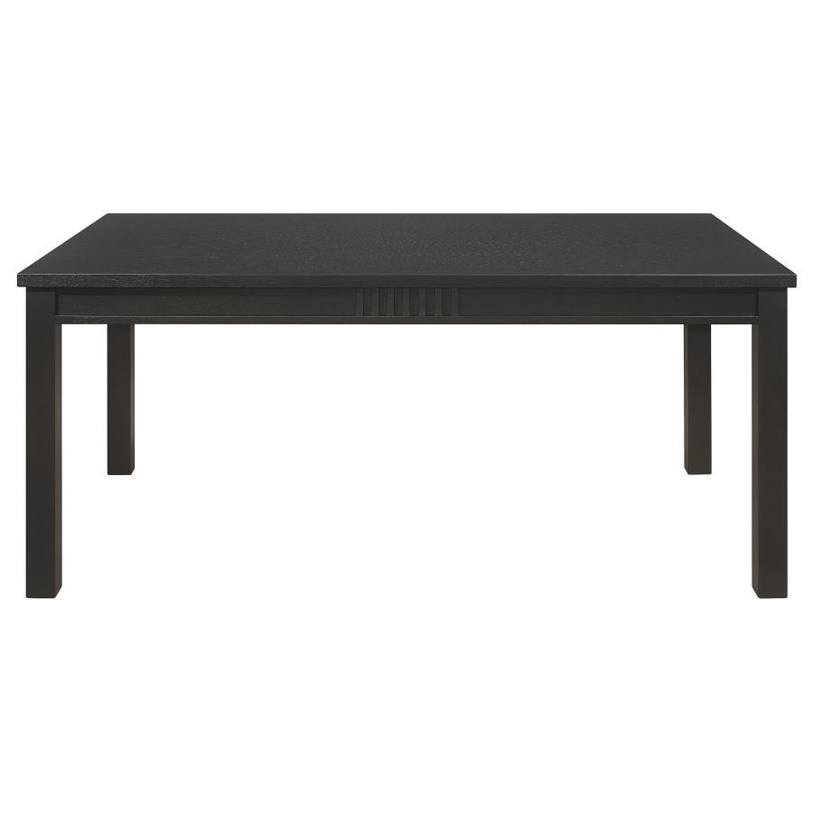 Coaster Fine Furniture Marbrisa - Rectangular Wood Dining Table - Matte Black | Meri Furniture
