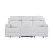 Blanche - Reclining Sofa With LED Lights