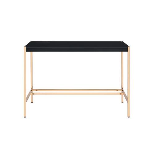 ACME Rectangular Writing Desk No Storage : Finish Metal Base. | Meri Furniture