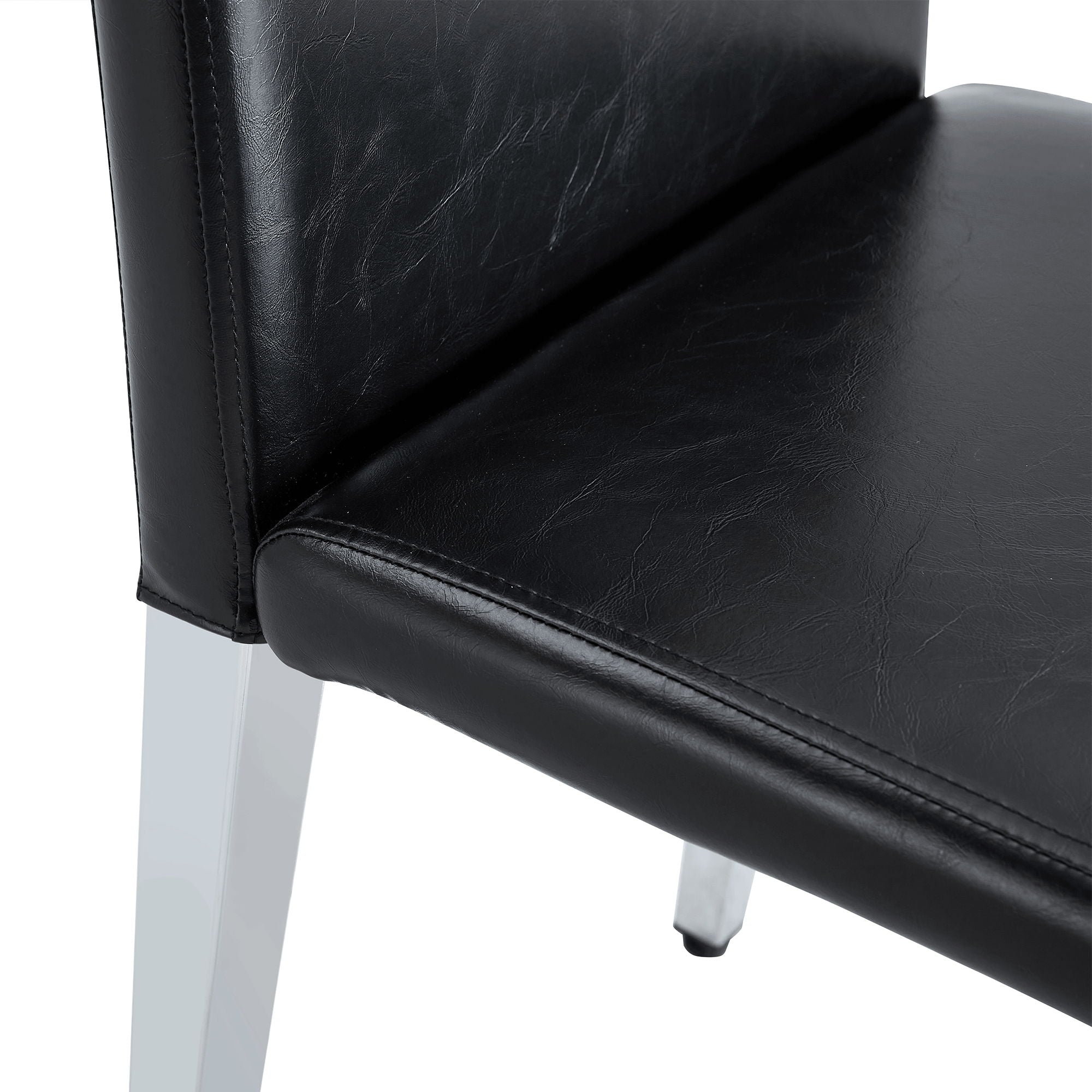Elegant Upholstered Chairs & Metal Legs