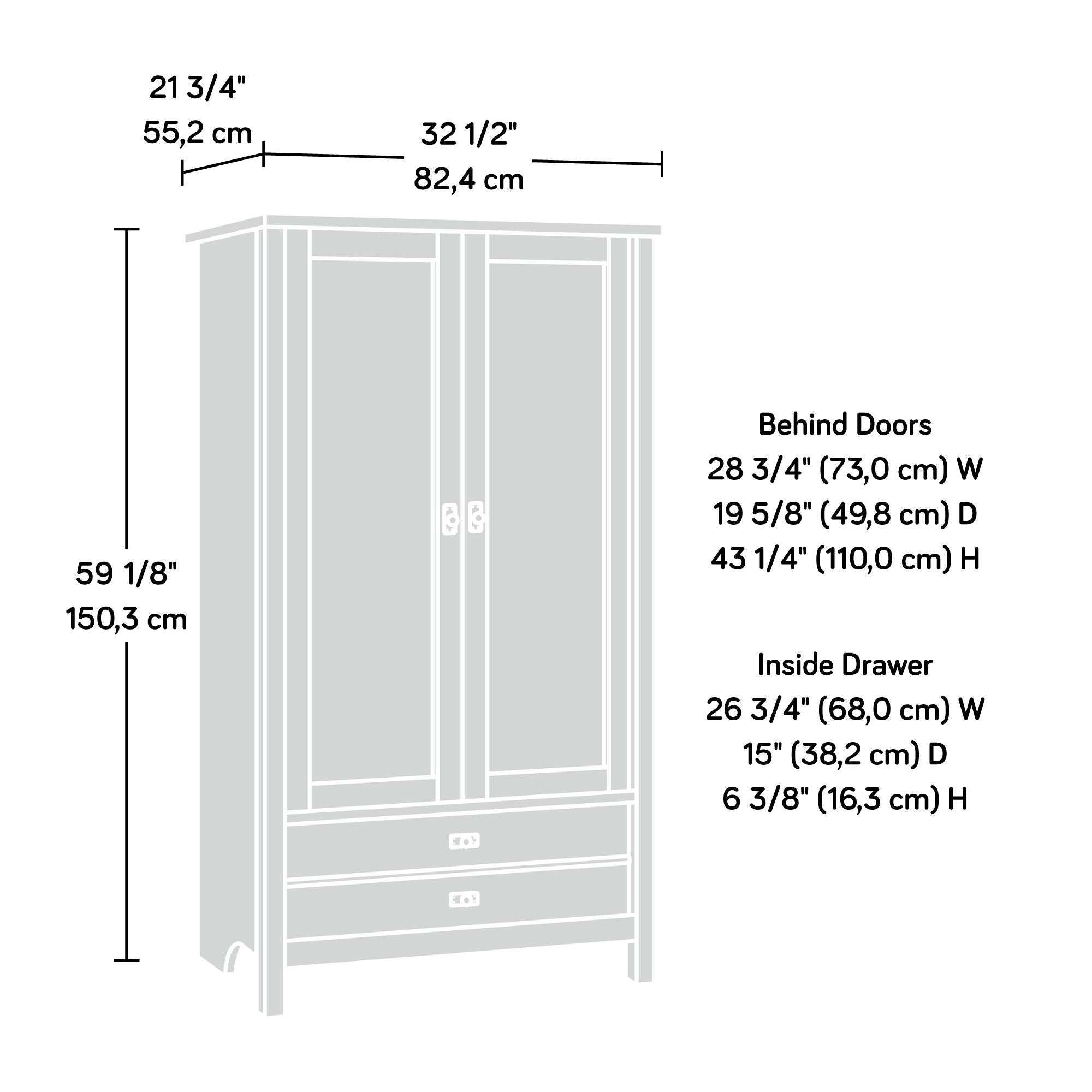 Cottage Road Armoire with drawer