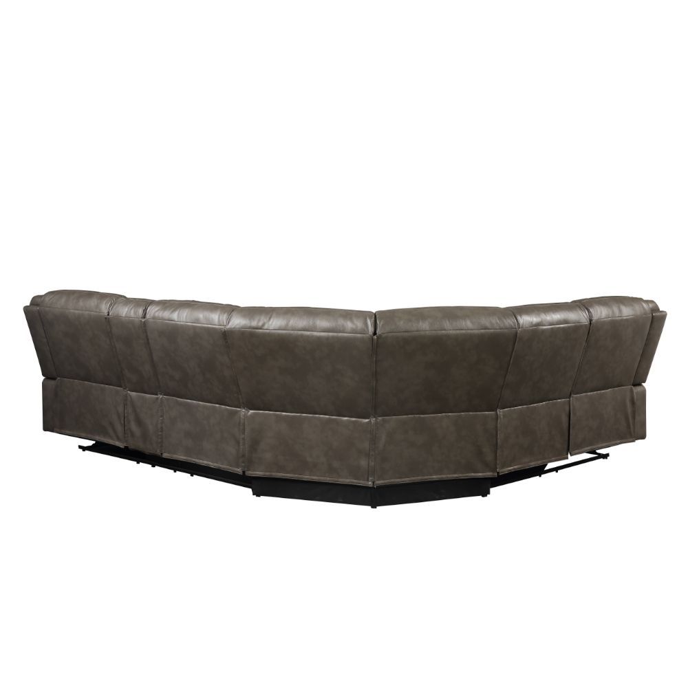 ACME Tavin - Sectional Sofa (Motion) | Meri Furniture