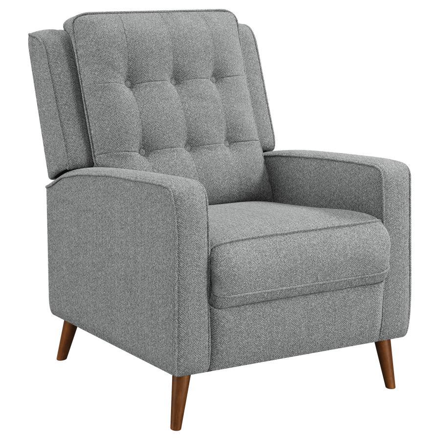 Coaster Fine Furniture Davidson - Upholstered Tufted Push Back Recliner | Meri Furniture