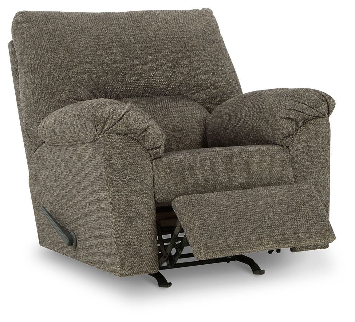 Signature Design by Ashley® Norlou - Flannel - Rocker Recliner | Meri Furniture