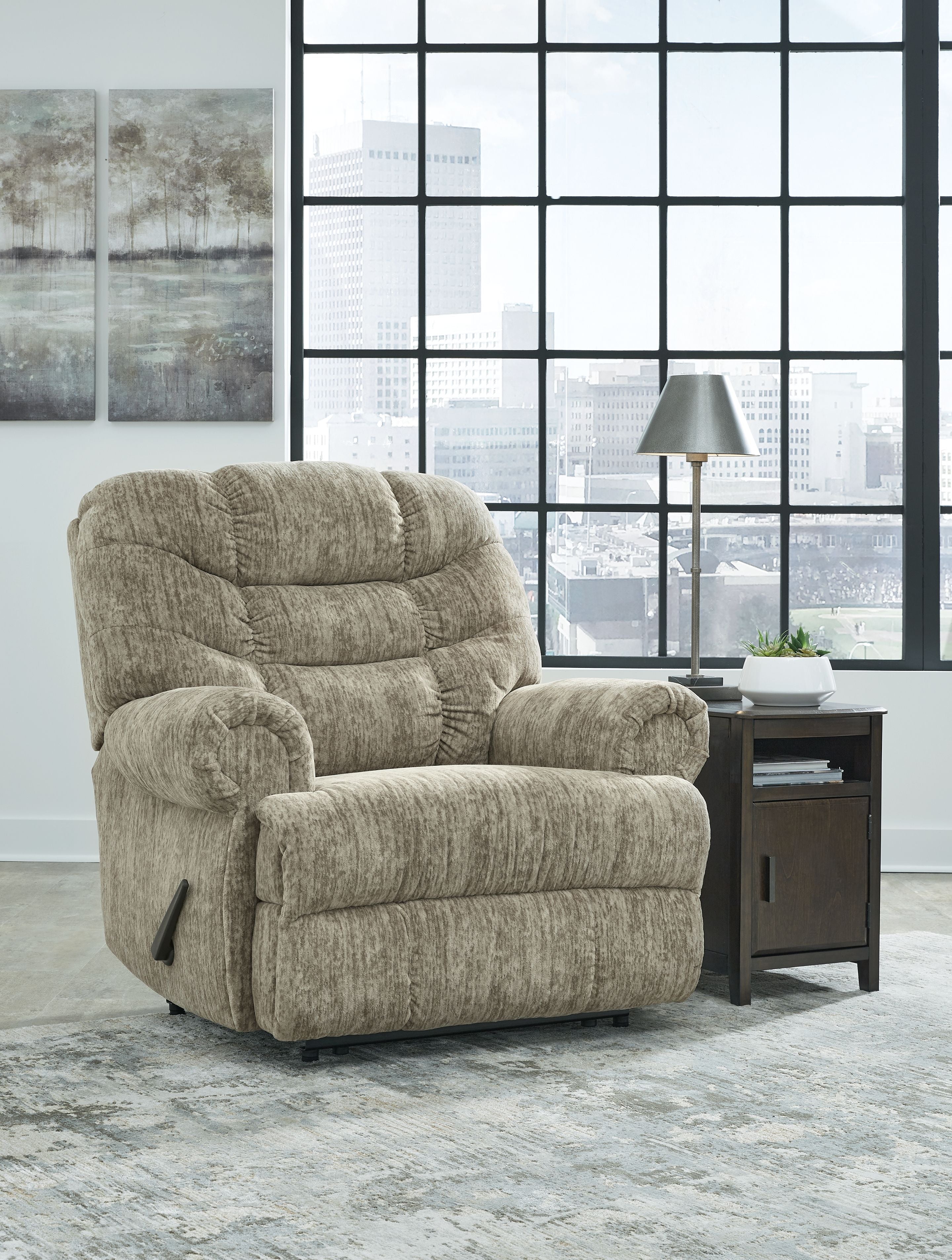 Signature Design by Ashley® Movie Man - Zero Wall Recliner | Meri Furniture