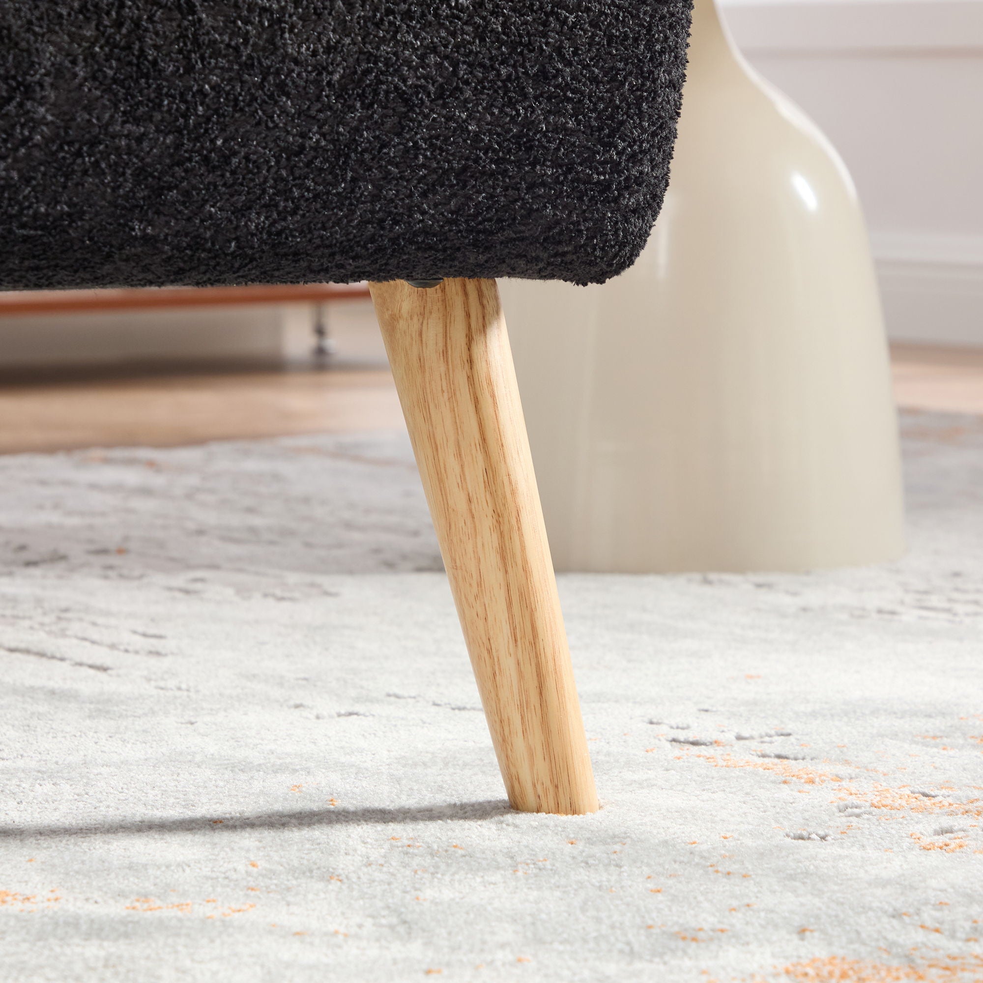 Upholstered Armless Accent Chair