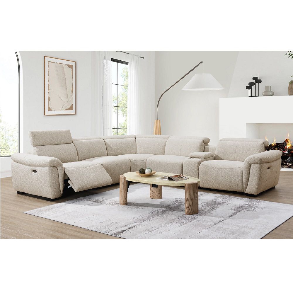 ACME Dayana - Power Motion Sectional Sofa - Beige | Meri Furniture