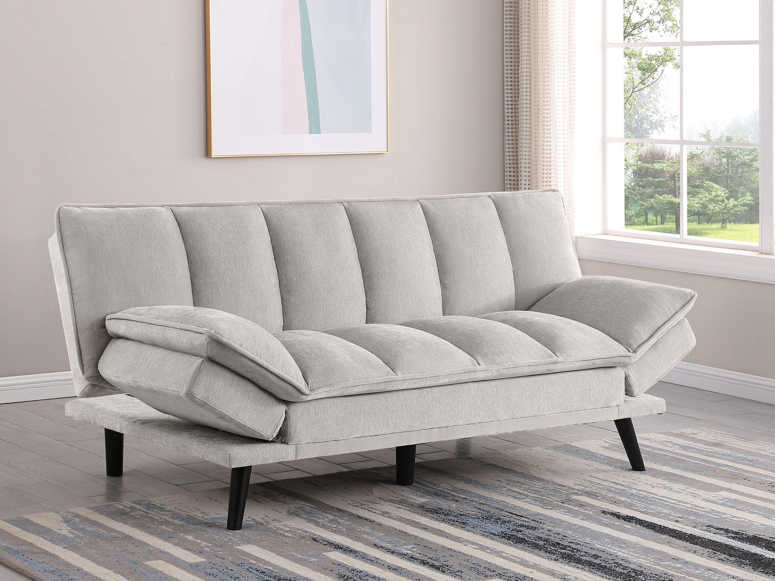 Coaster Fine Furniture Laredo - Upholstered Tufted Convertible Sofa Bed | Meri Furniture