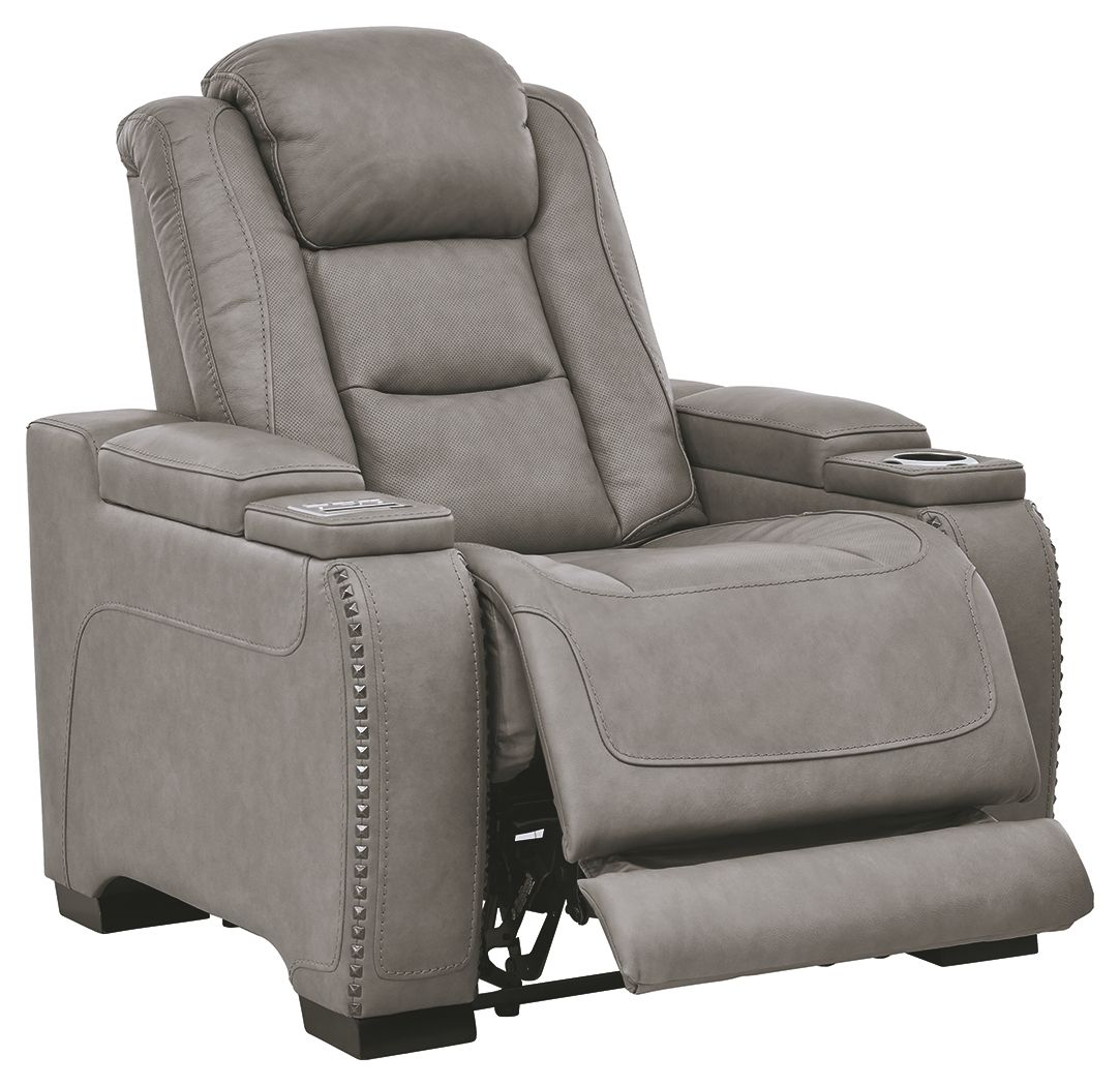 Ashley Furniture The Man-Den - Power Recliner | Meri Furniture