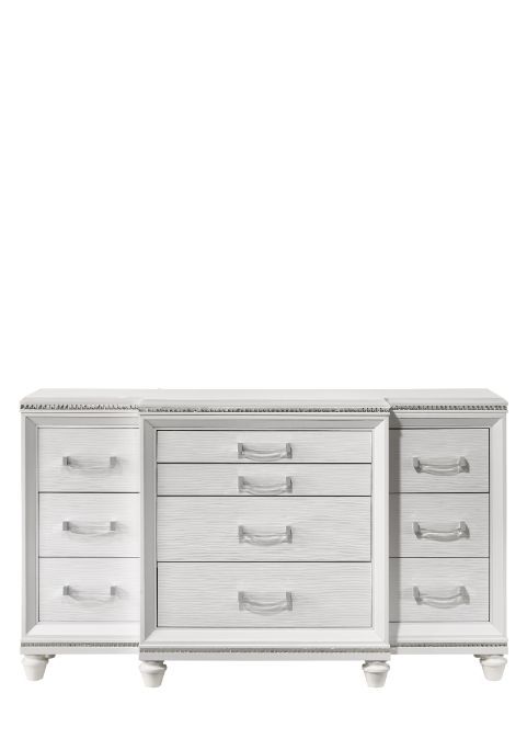 The clean lines and transitional look of the Sadie Dresser is an ideal addition to any bedroom.