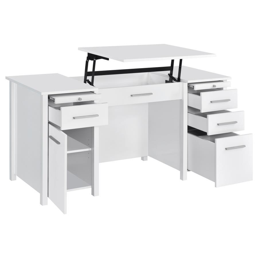Coaster Fine Furniture Dylan - 4-Drawer Lift Top Office Desk | Meri Furniture