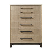6 Drawer Chest With Smooth Glides - Brown