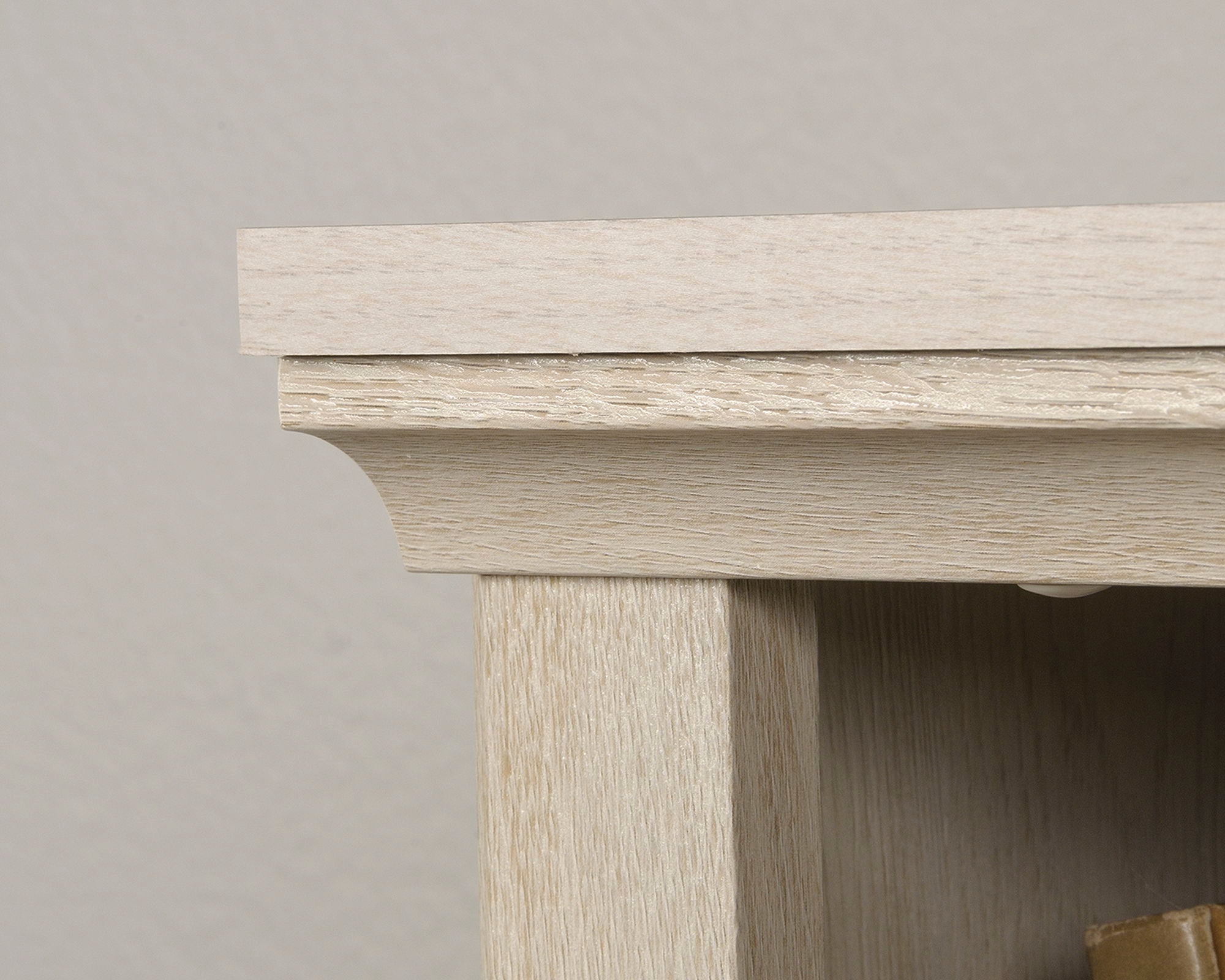 3-Shelf Bookcase Chalked Chestnut