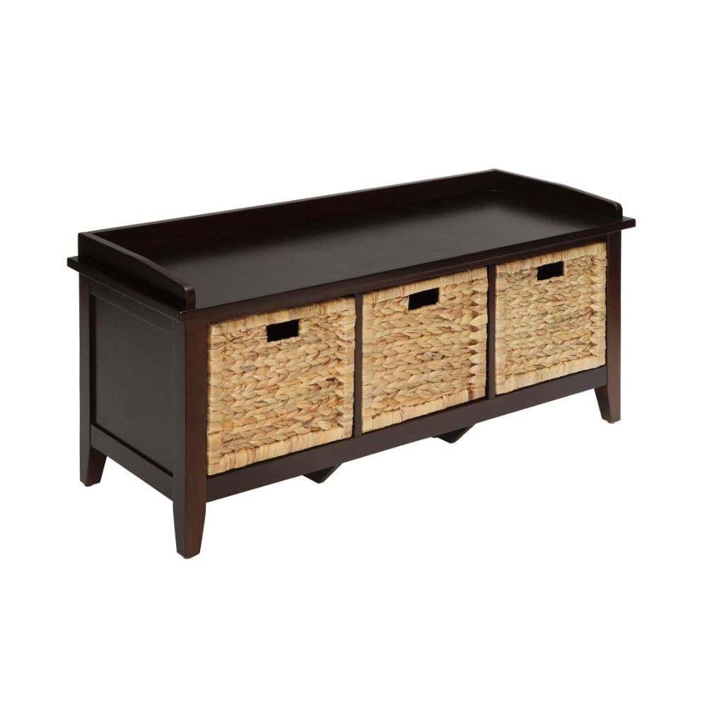 ACME Flavius - Bench w/Storage | Meri Furniture