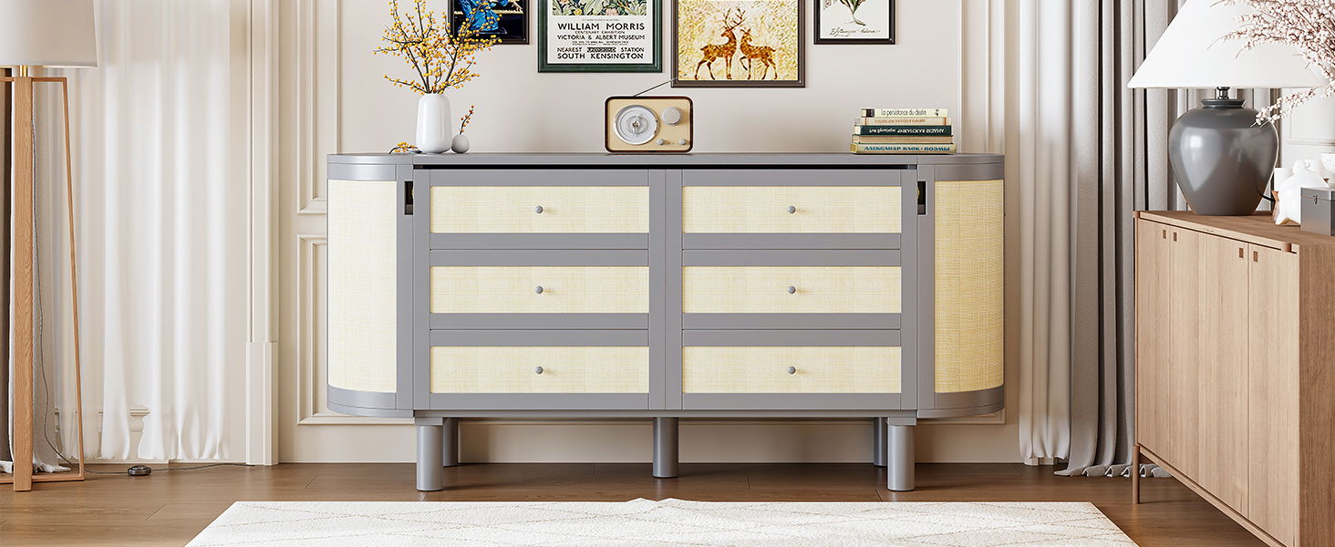 Murphy Bed With Hidden Storage & Modern Woven Design