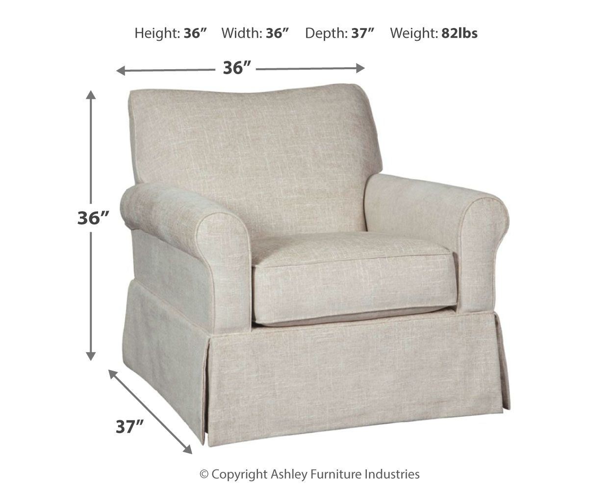 Ashley Furniture Searcy - Quartz - Swivel Glider Accent Chair | Meri Furniture