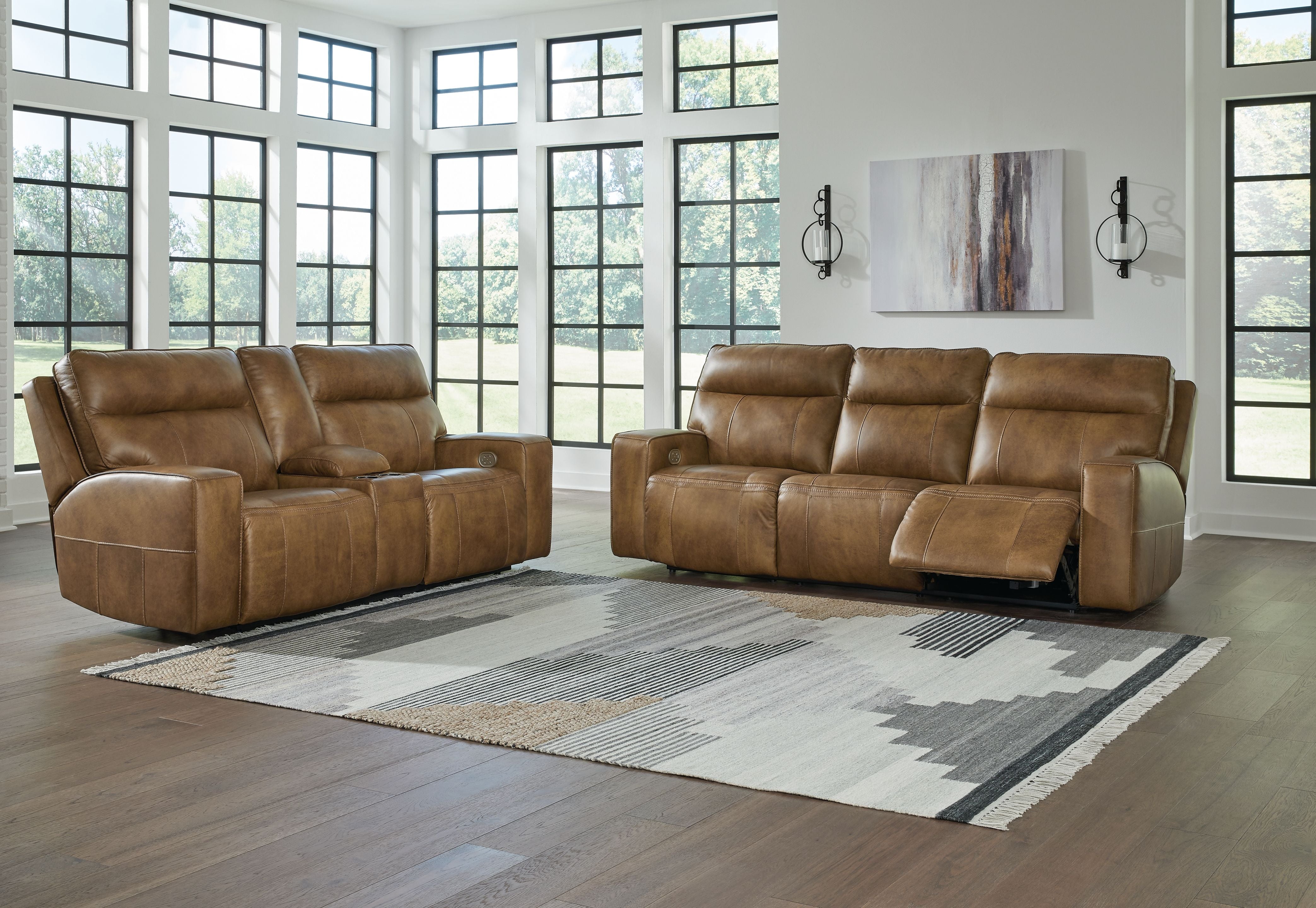Signature Design by Ashley® Game Plan - Power Reclining Sofa, Loveseat | Meri Furniture