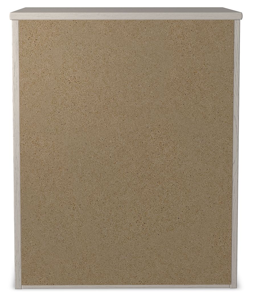 Ashley Furniture Stelsie - White - Two Drawer Night Stand | Meri Furniture