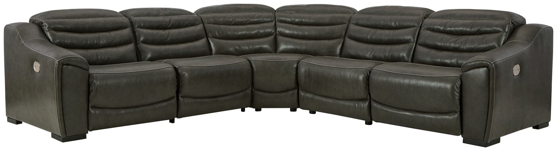 Signature Design by Ashley® Center Line - Power Recliner Sectional | Meri Furniture