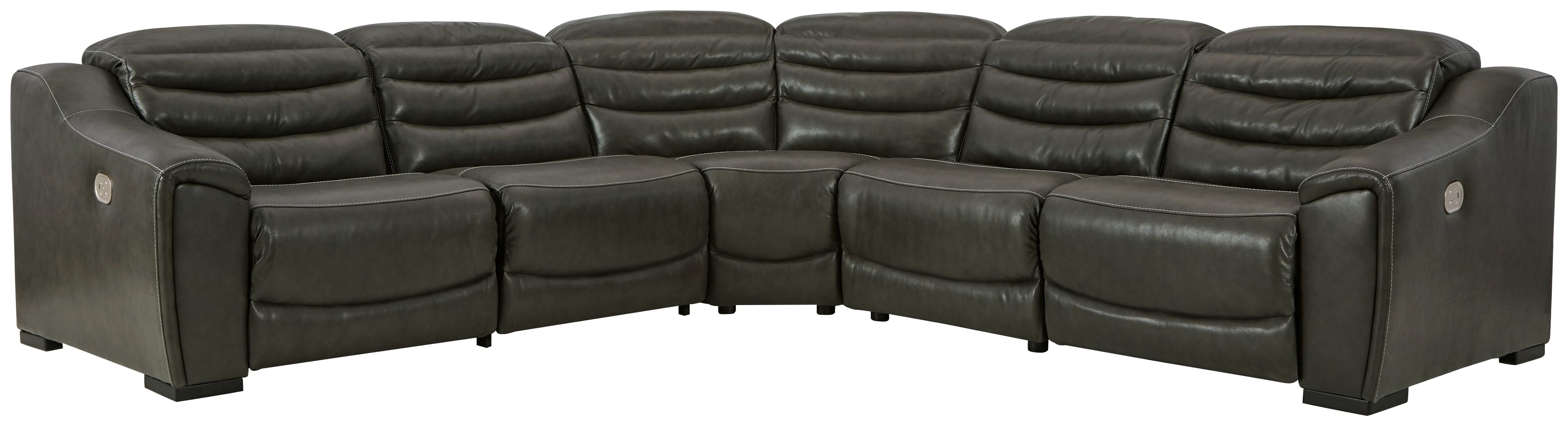 Signature Design by Ashley® Center Line - Power Recliner Sectional | Meri Furniture