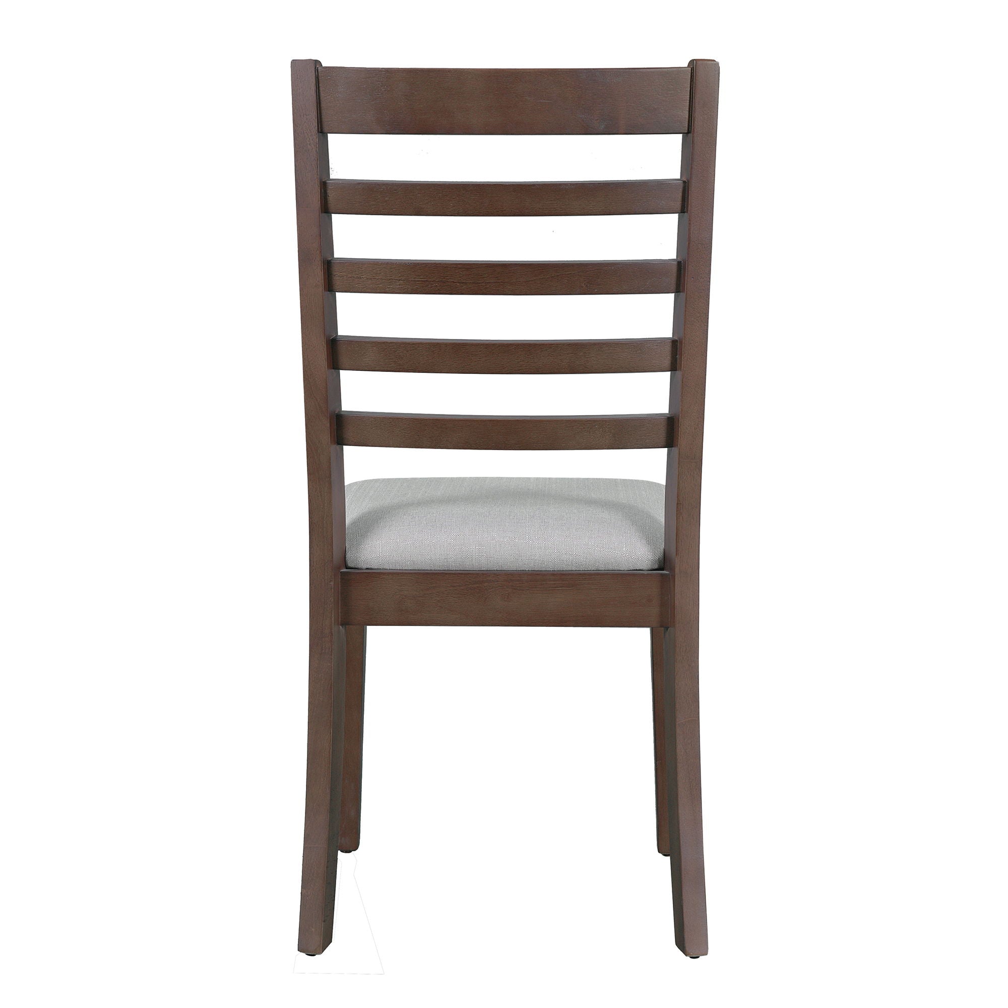 Upholstered Armless Chairs With High Ladder Back