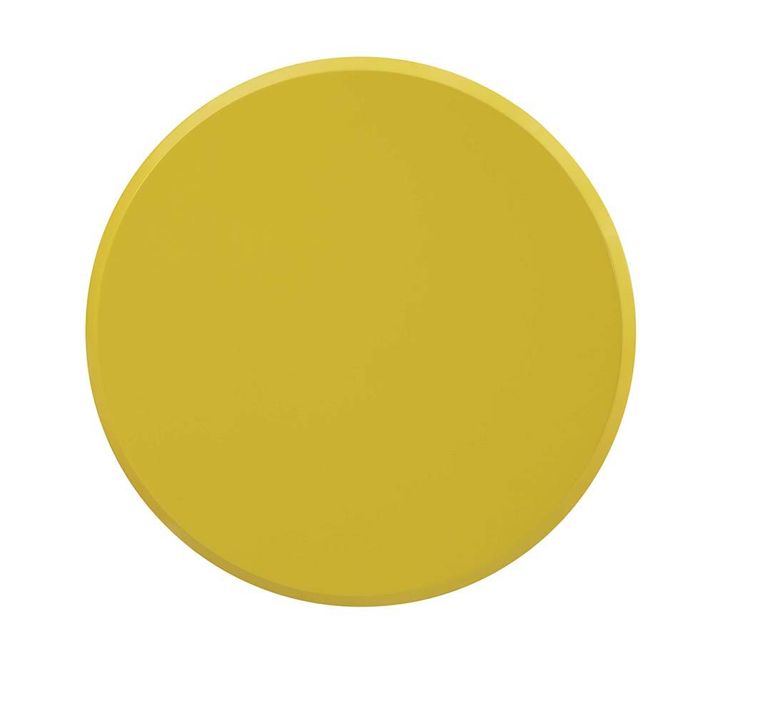 ACME Lumina - End Table - Yellow & Natural | Meri Furniture