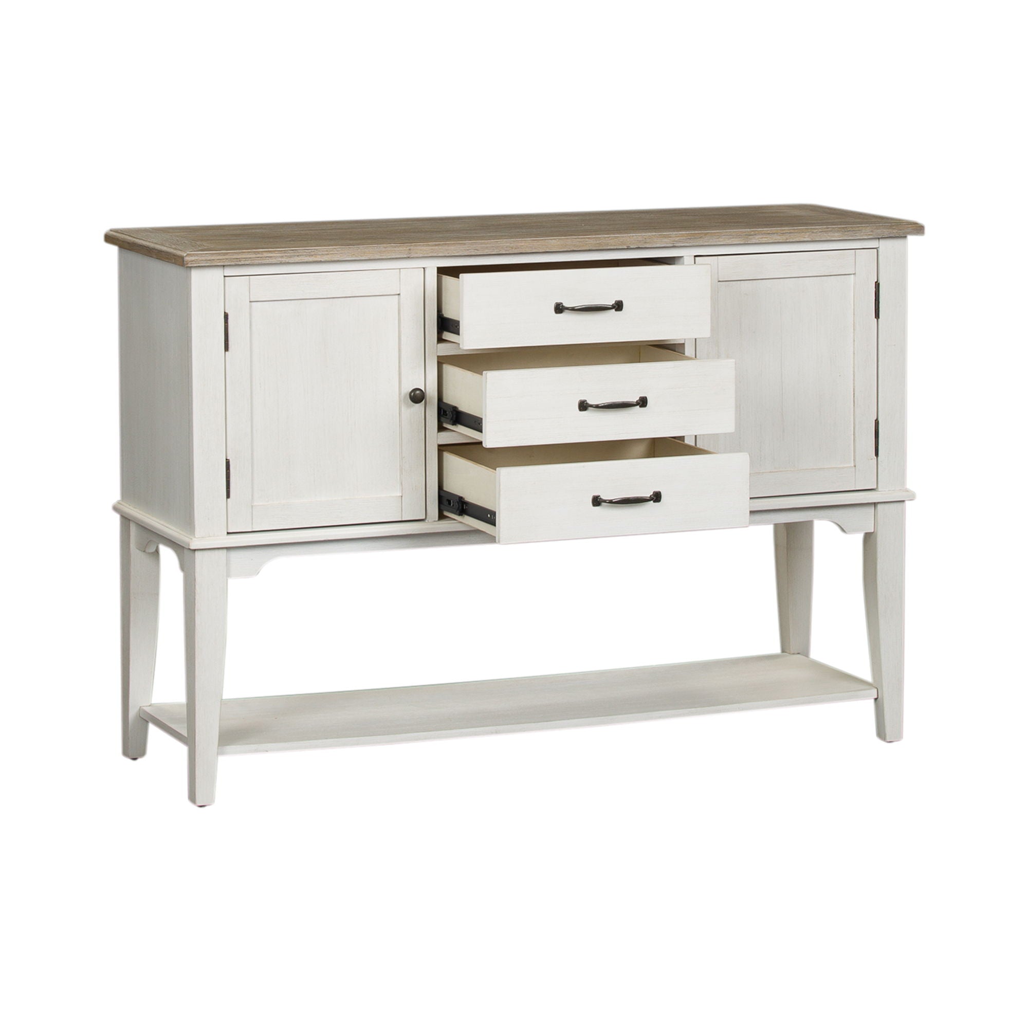 Liberty Furniture Summerville - Server - White | Meri Furniture