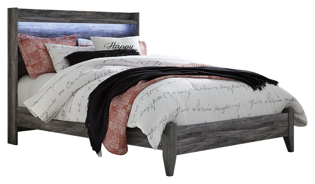 Signature Design by Ashley® Baystorm - LED Panel Bed | Meri Furniture