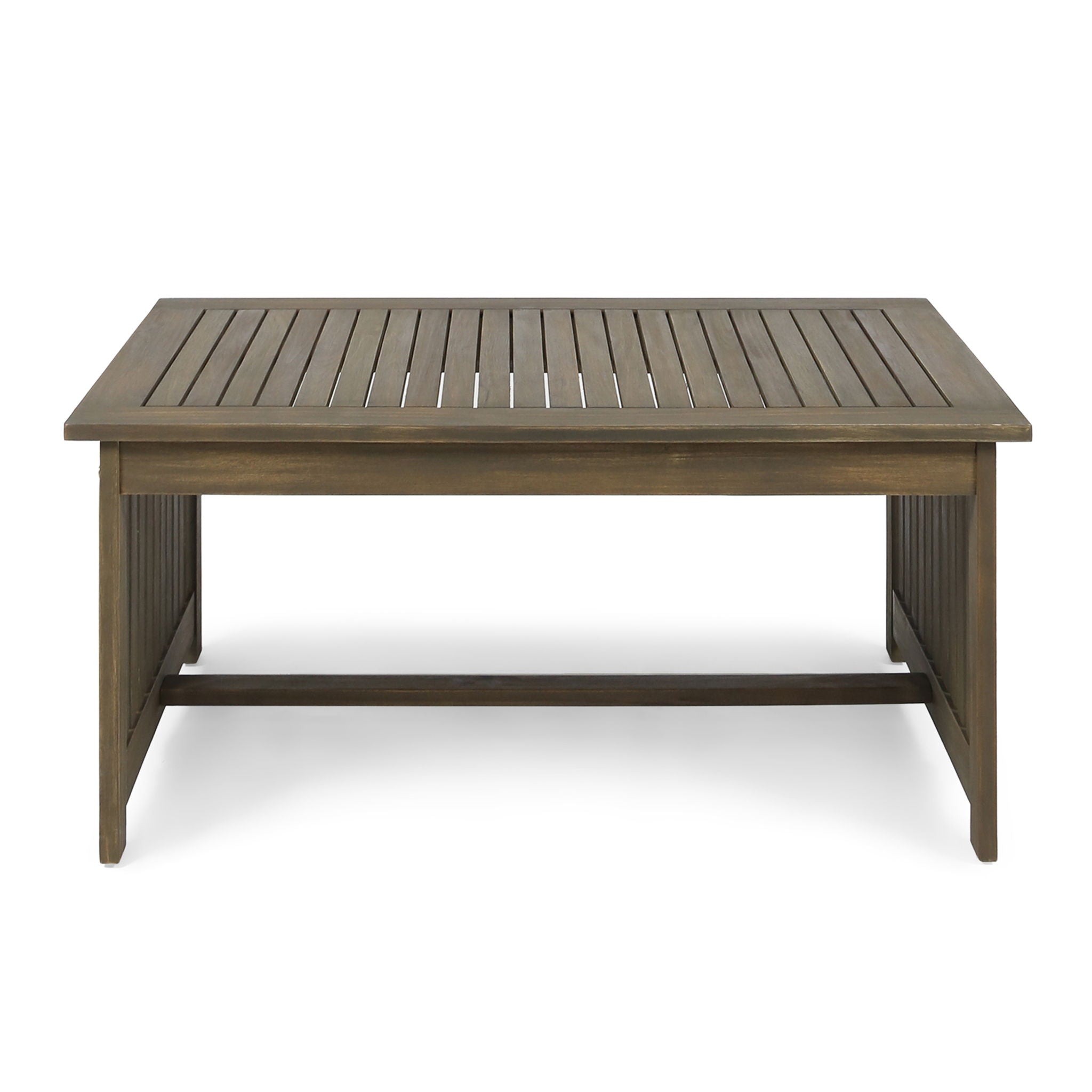 Acacia Wood Rectangular Patio Coffee Table For Outside
