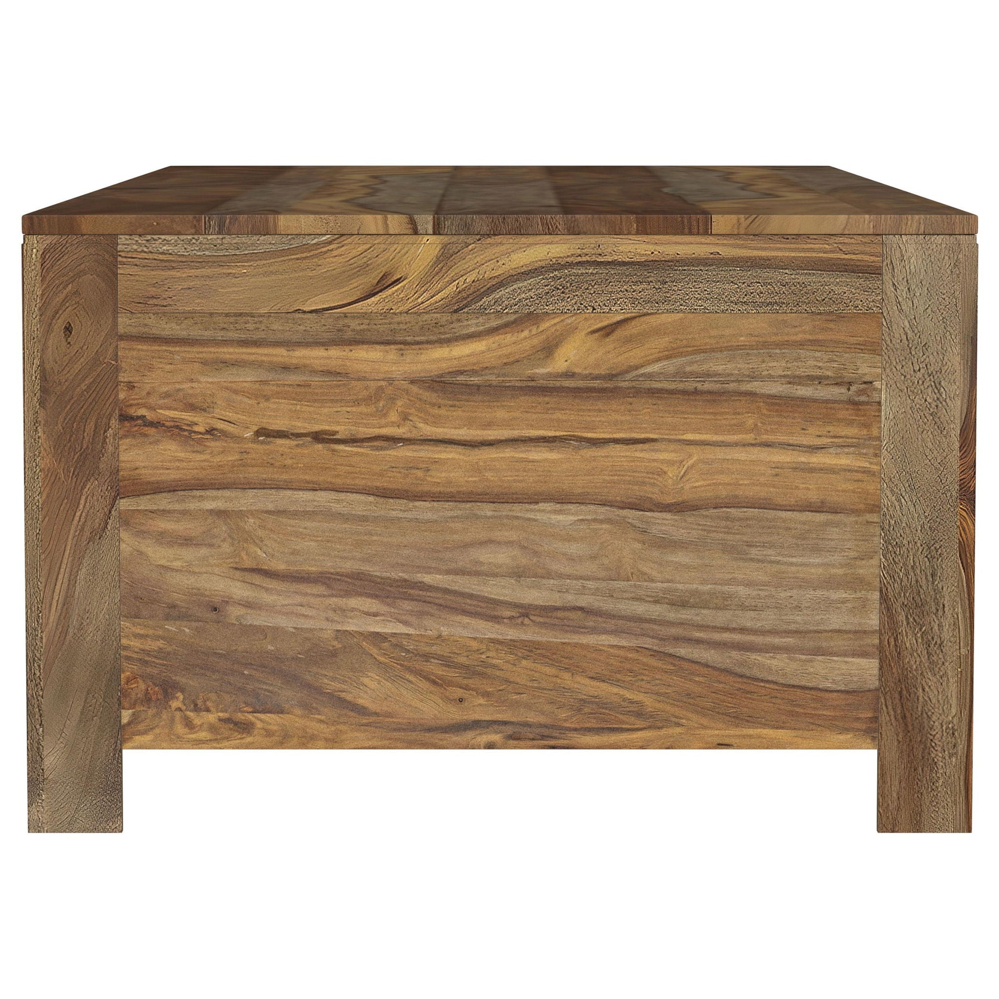 Esther 6-drawer Solid Wood Coffee Table Natural Sheesham