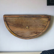 Crescent Floating Nightstand - Beige