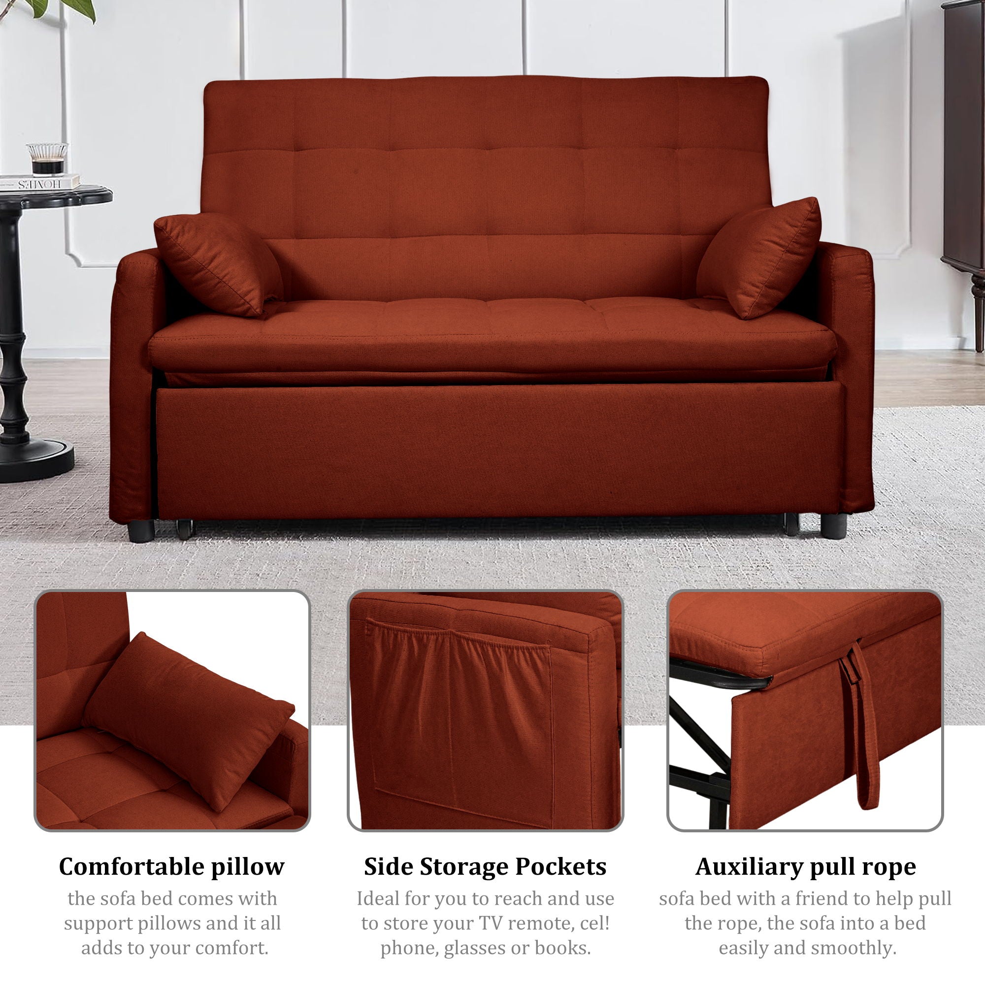 Balus - Sofa Bed Combination With Storage Pockets