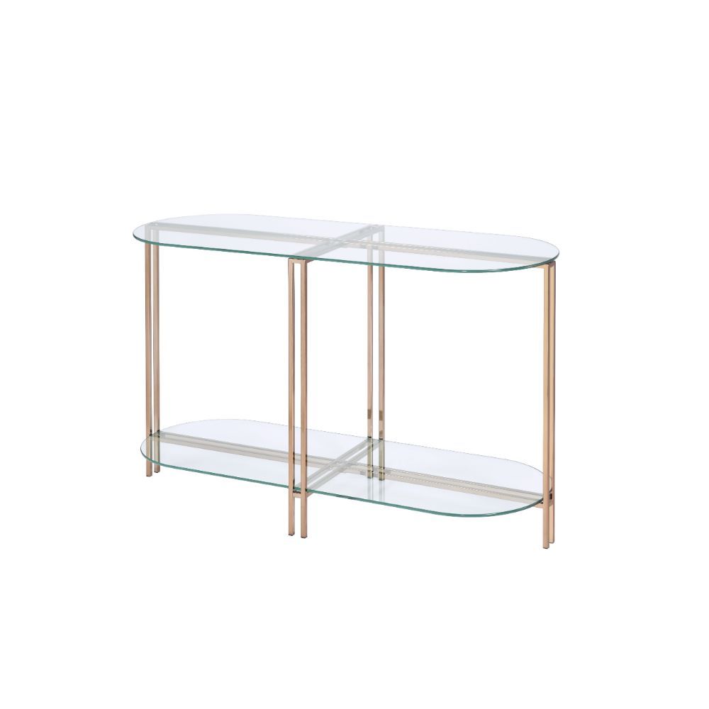 ACME Veises - Accent Table - Champagne | Meri Furniture
