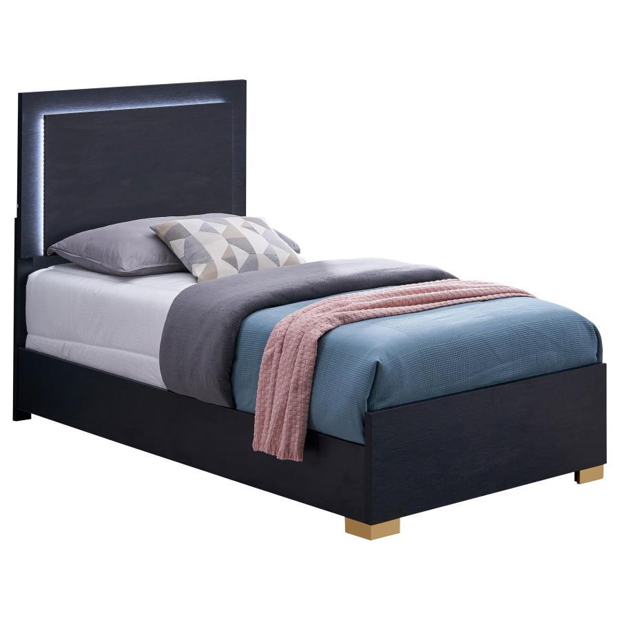 Coaster Fine Furniture Marceline - Wood LED Panel Bed | Meri Furniture