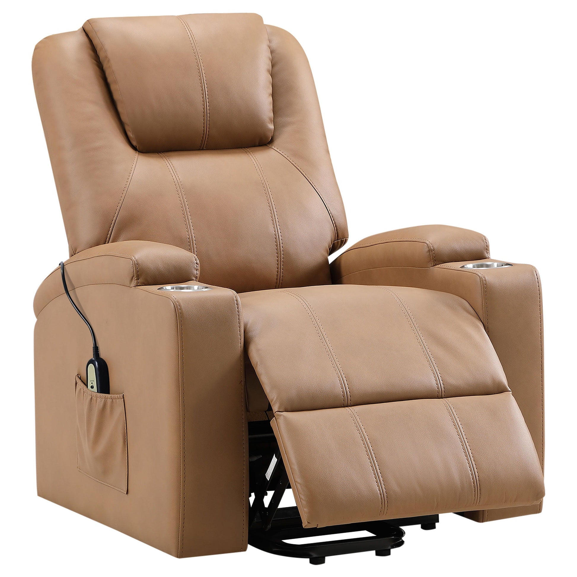 Coaster Fine Furniture Armstrong - Upholstered Power Lift Massage Recliner | Meri Furniture
