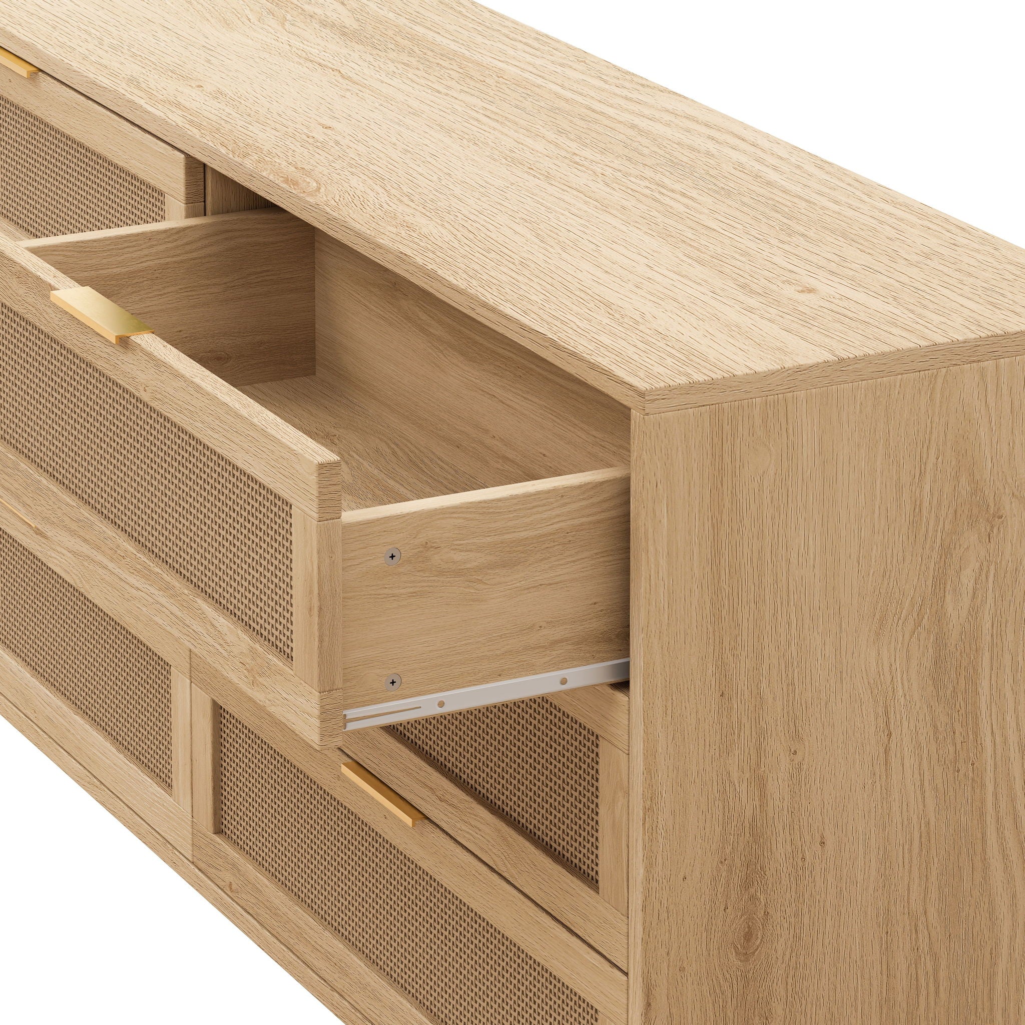 6 Drawer Storage Modern Cabinet For Bedroom