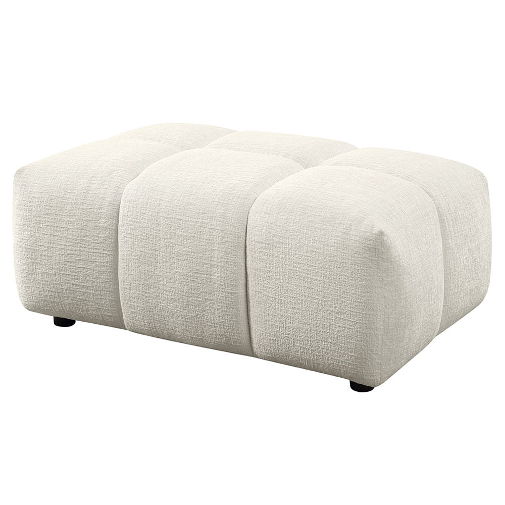 ACME Loanna - Ottoman - White | Meri Furniture