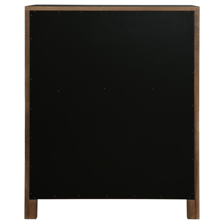 Maderia - 5-Drawer Chest Of Drawers - Walnut