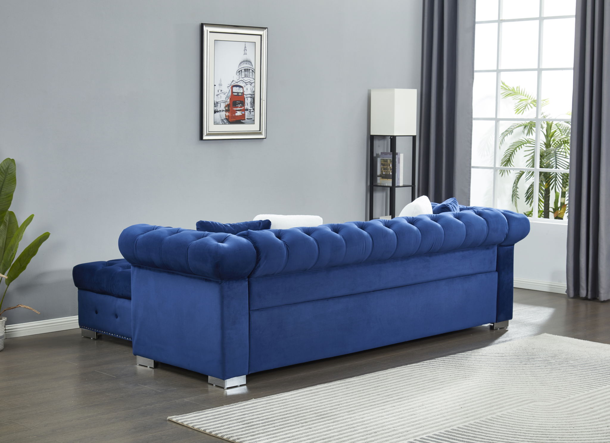 4 Seater Oversized L Shaped Reversible Sectional Sofa