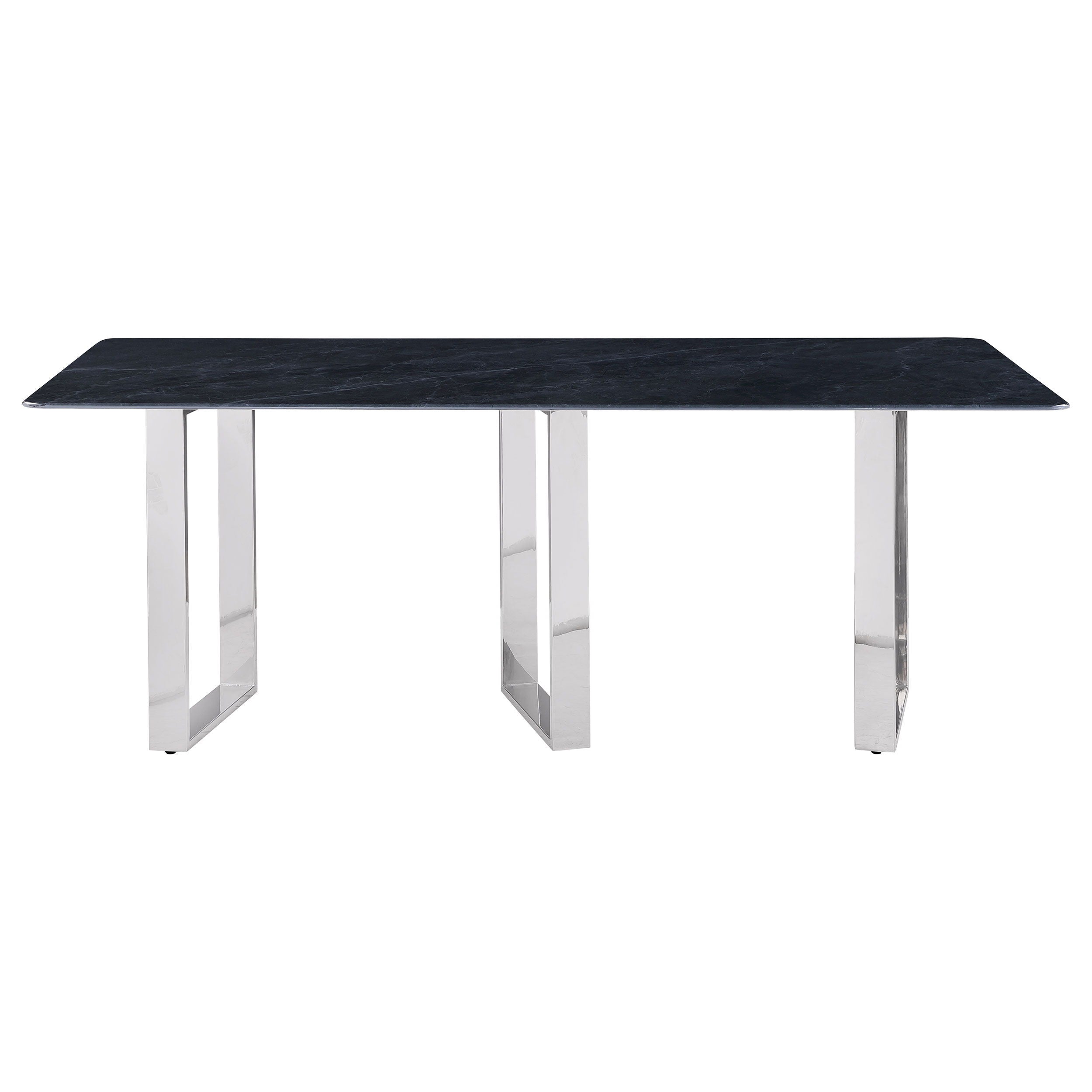 Coaster Fine Furniture Desden - Rectangular Sintered Stone Dining Table - Gray | Meri Furniture