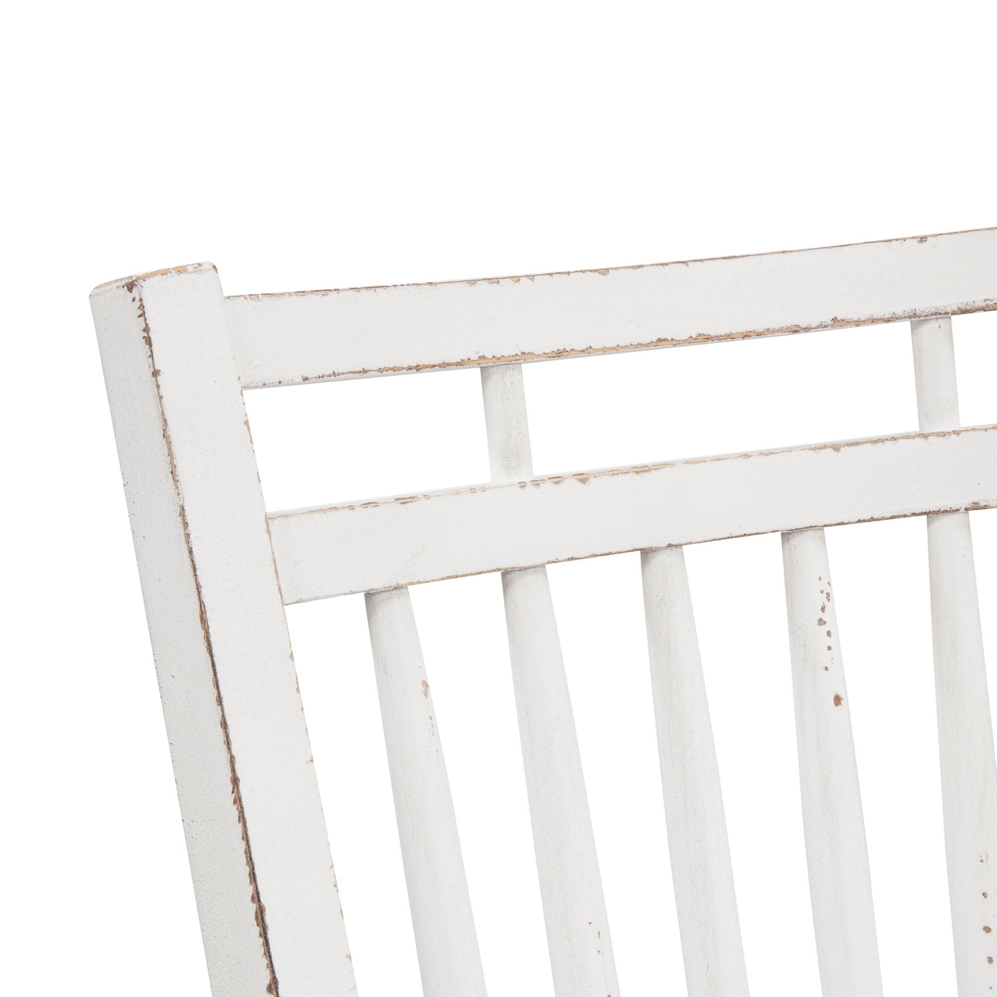 Liberty Furniture Magnolia Manor - Spindle Back Counter Chair - White | Meri Furniture