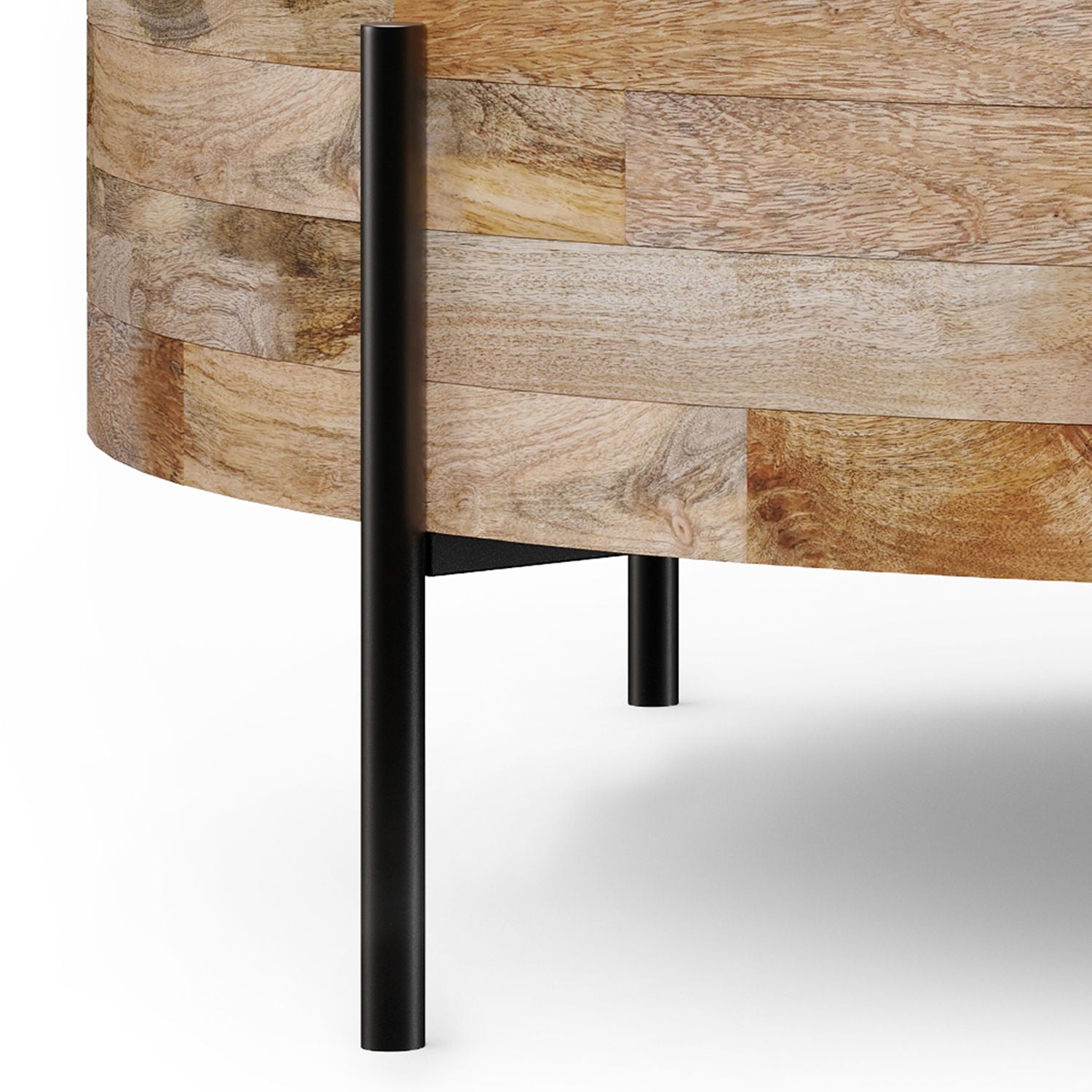 Rayburn - Drum Coffee Table - Natural